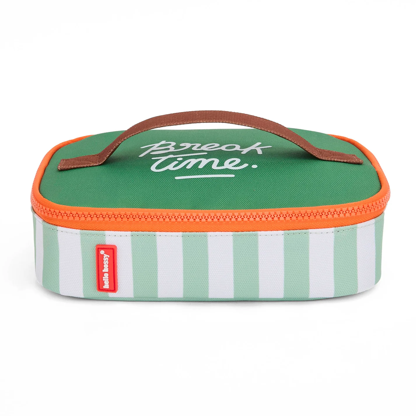 [3760407013764] Sac à goûter crèche/maternelle - Hello Hossy - isotherme - Green stripes