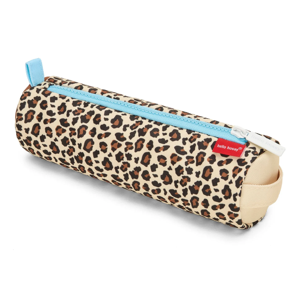 Trousse scolaire - Hello Hossy - léopard bleu