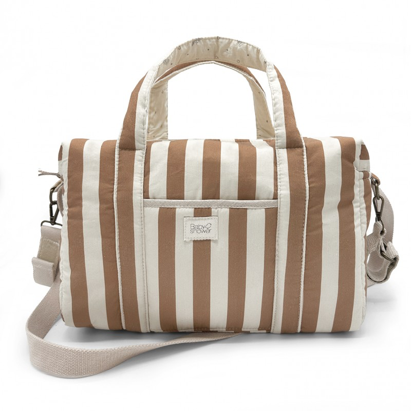 [9508627712692] Sac à langer - Babyshower - high park caramel sailor