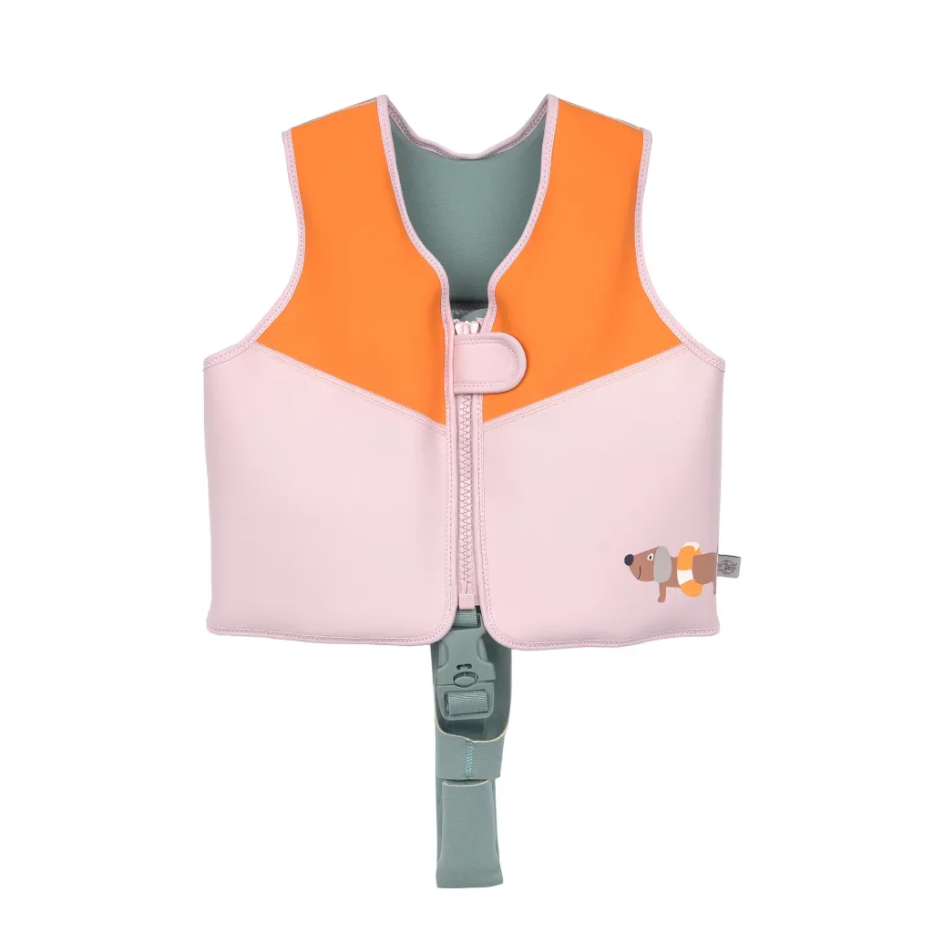 Gilet de natation - Lässig - Rose et orange - 92/98 cm