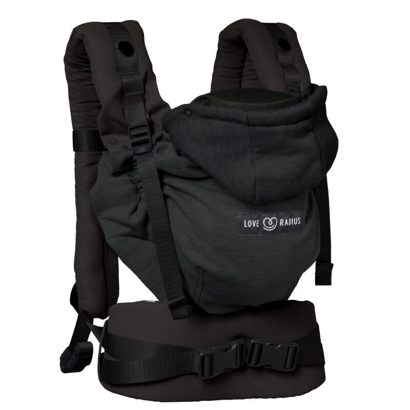 [3760218244357] Echarpe de portage - Love Radius - HoodieCarrier2 - Black Forest