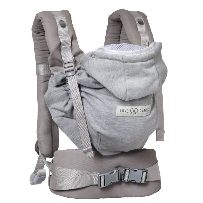 Echarpe de portage - Love Radius - HoodieCarrier2 - Gris Athlétique