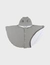 Poncho de voyage - Noukie's - mousseline de coton bio Kaki T1