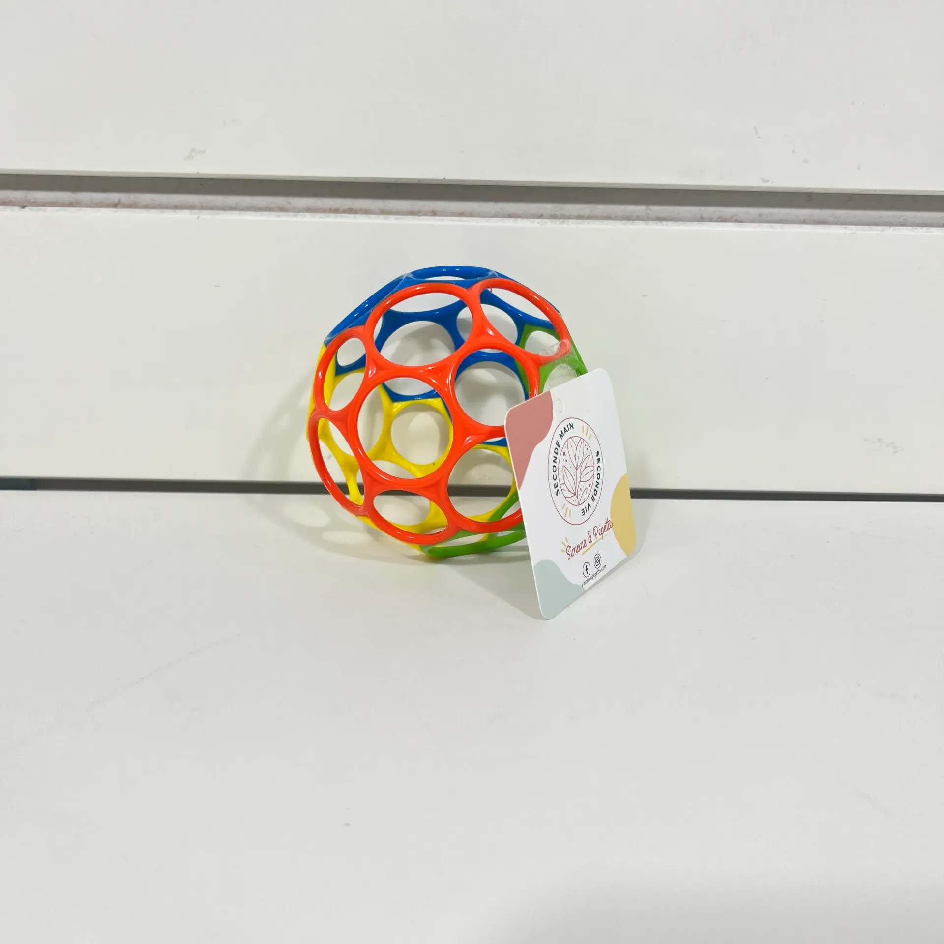 Balle Souple - Oball - rouge jaune bleu