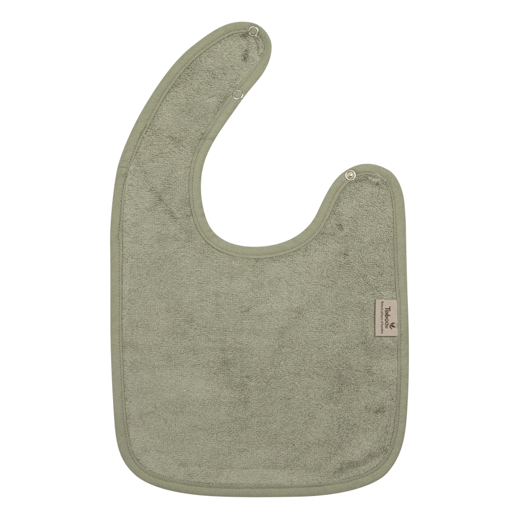 Bavoir - Timboo - Whisper Green Doublé