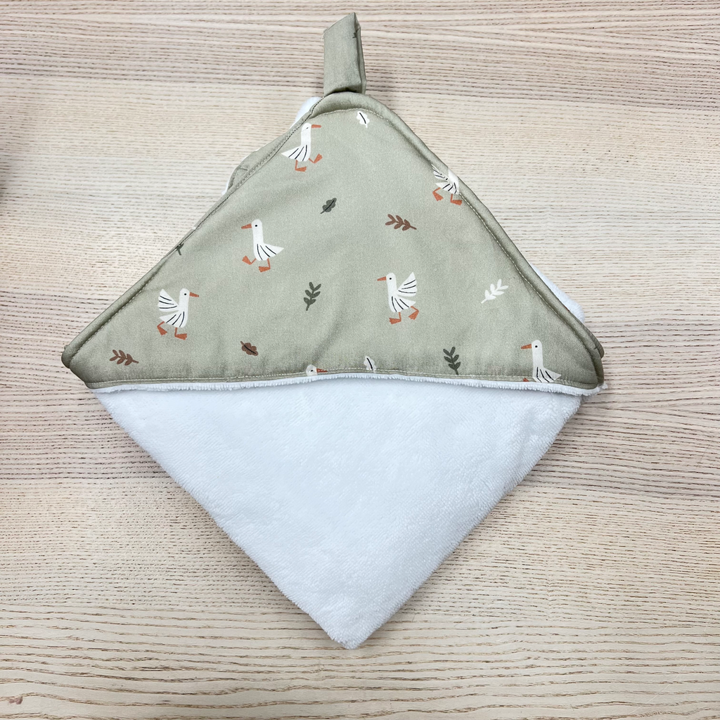 [FC-110] Cape de bain - Fleur de coton - Oie 90x90
