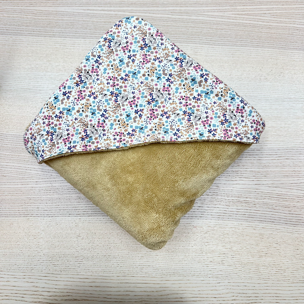 [FC-111] Cape de bain - Fleur de coton - Fleuris 90x90