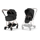 Poussette - Cybex - Mios pack 3 en 1 Noir (châssis rose gold)