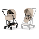 Poussette - Cybex - Mios pack 3 en 1 Beige (châssis noir mat)