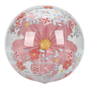 Ballon de Plage - Little dutch - Rose  Fleur 3D