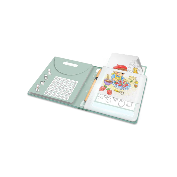 Tablette à dessin lumineuse - Kidywolf - Kidydraw-Pad Food around the world