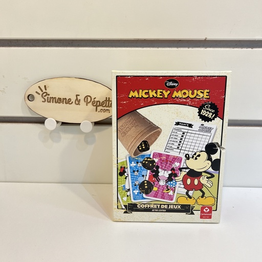 [B00516] Coffret de jeux - Disney - Mickey retro edition