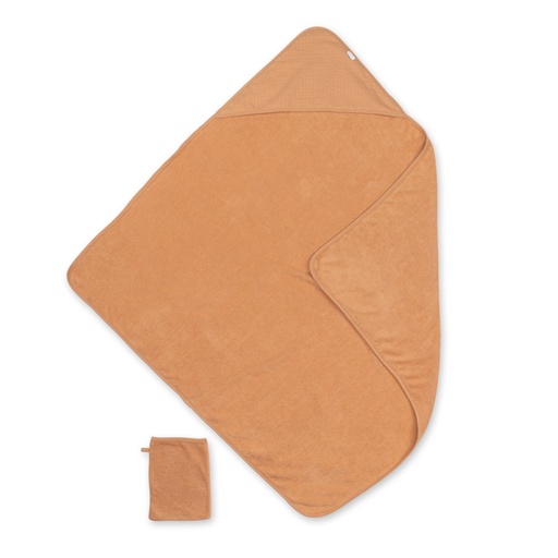 [370CADUM35TU] Cape de bain - Bemini - 90x90cm biscuit terry