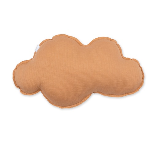 [554CLOUD35CU] Coussin décoratif - Bemini -  nuage 30cm biscuit tetra jersey