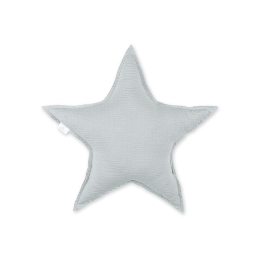 [554STARS92CU] Coussin décoratif - Bemini -  étoile 30cm grizou tetra jersey