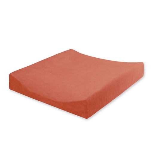[600BMINI87TU] Housse coussin à langer - Bemini -  50x75cm terracotta terry