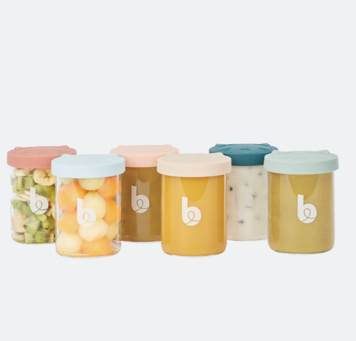 [3661276178861] Pots de conservation en verre - Babymoov - ISY BOWLS 6x250ml