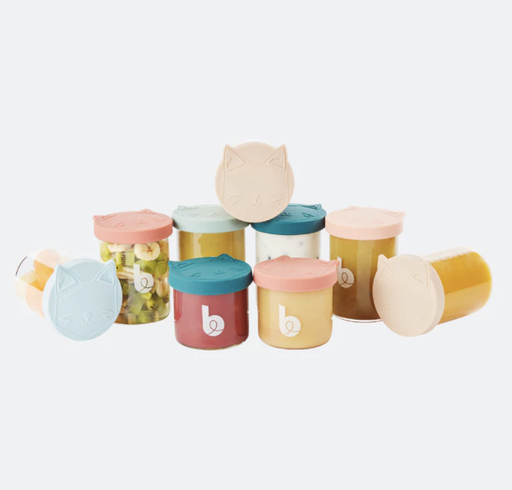 [3661276178878] Pots de conservation en verre - Babymoov - ISY BOWLS 3x120ml + 6x250ml