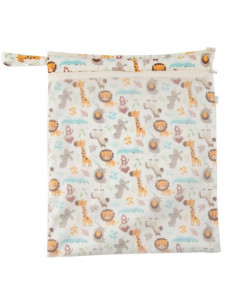 [9006720057509] Sac à couches avec zip et filet - wildlife
