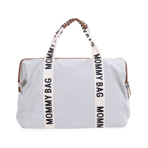 [5420007164386] Sac à langer - Childhome - Mommy Bag Signature Toile écru