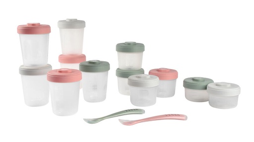 [3384349135027] pack premier repas - Beaba - eucalyptus 