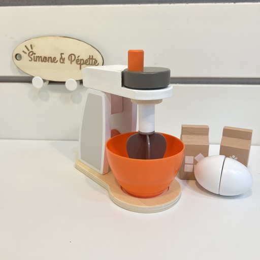 [B01034] Set robot patissier en bois