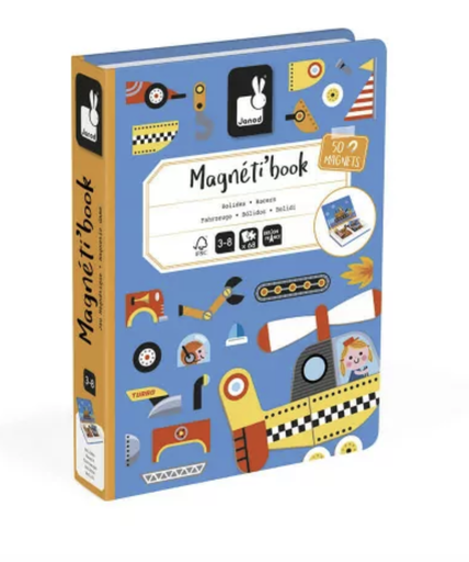 [3700217327156] Jeu éducatif - Janod - Magnétibook Bolides