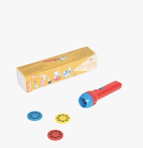 [3575676323656] Lampe à histoires - Moulin Roty - La grande famille