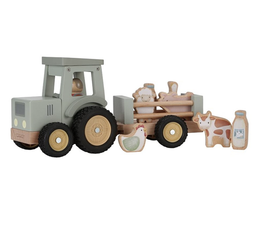 [8713291771499] Tracteur avec remorque - Little Dutch -  Little Farm  