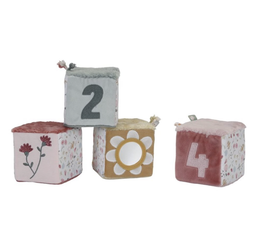 [8713291887169] 4 Soft blocs - Little Dutch -  Flowers & Butterflies