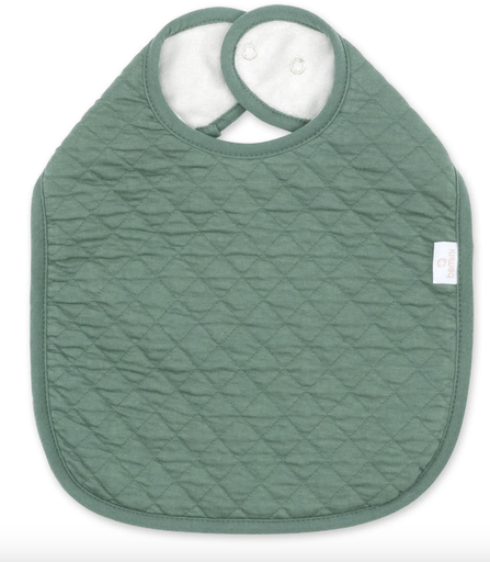[5420010712123] Bavoir waterproof - Bemini -  quilted green