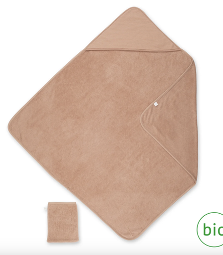 [5420010707266] Cape de bain - Bemini - 90x90cm natural Terry bio