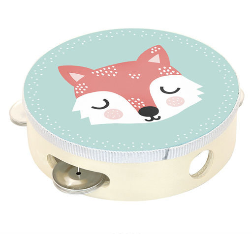 [3048700085603] Tambourin en bois - Vilac - Renard Michelle Carlslund
