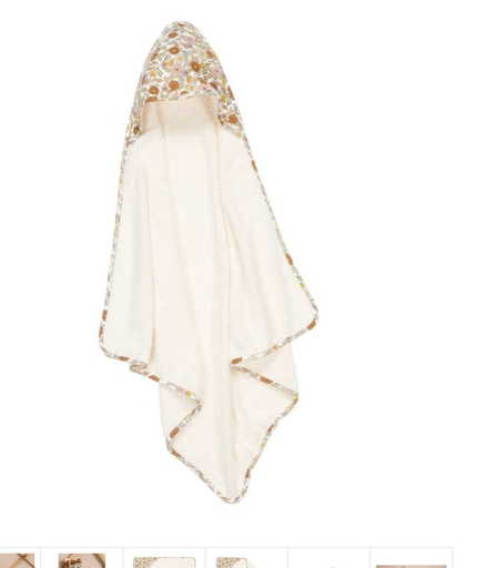 [8718734812432] Cape de bain - Little Dutch - Vintage Little Flowers (100x100)  