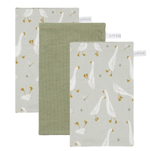 [8720168533814] Gants de toilette - Little Dutch - Little Goose (lot de 3)