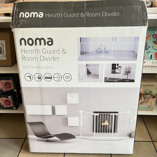[P00105] Barrière de sécurité - Noma - à visser 64 - 315cm blanche (5 panneaux)
