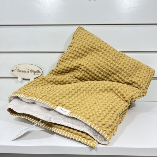 [P00171] Couverture - Koeka - Teddy/Oslo ocre TOG 3 100x140