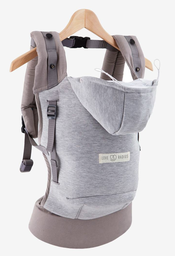 Porte-bébé - Love Radius - HoodieCarrier Gris flanelle (dès la naissance)   