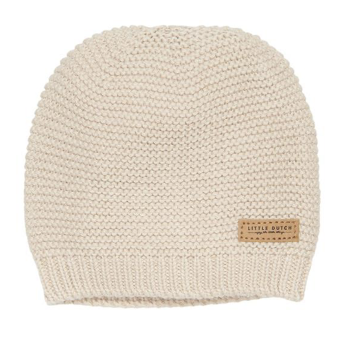 [8720629650210] Bonnet bébé - Little Dutch - Sand taille 2 (6/12m)