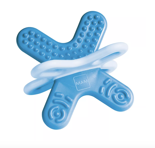 [9001616666698] Anneau de dentition - MAM - Mini phase 1 bleu