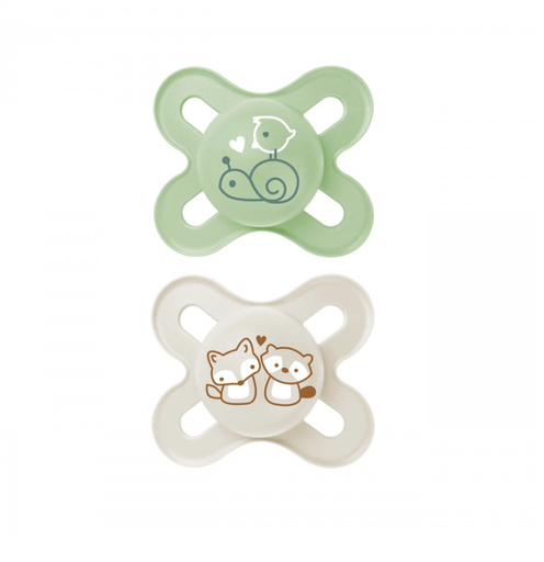 [9001616831454] Lot de 2 sucettes - MAM - Original Start Vert 0-2 mois  