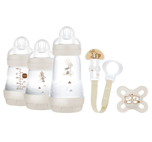 [9001616838804] Set de biberons - MAM - Welcome to the world beige