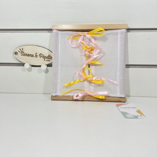 [P00278] Cadre d'habillage Montessori - Rubans