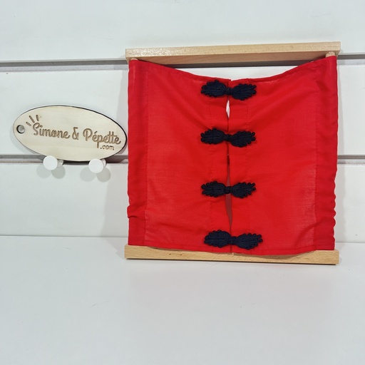 [P00283] Cadre d'habillage Montessori - Boutons souples 