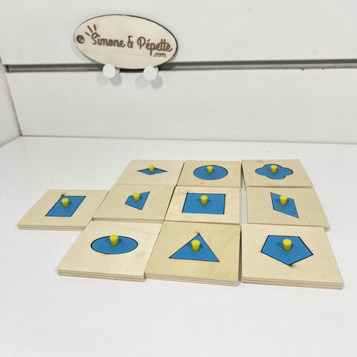 [P00296] Puzzle Montessori - Formes à encastrer