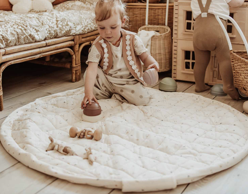 [4895250600959] Tapis d'éveil/sac de rangement - Play & Go - Moon organic