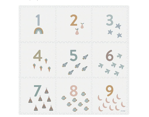 [4895250600997] Tapis en mousse/boîte de rangement - Play & Go - EEVAA Numbers