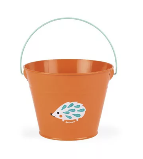 [3700217331887] Seau en métal - Janod - Happy garden  