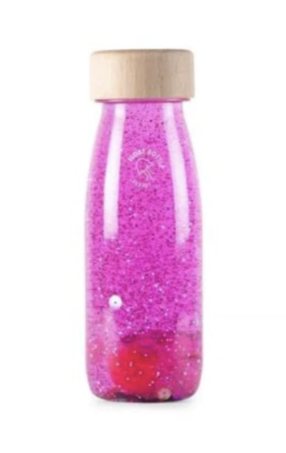 [8425402476338] Bouteille sensorielle - Petit Boum - "Float" Pink