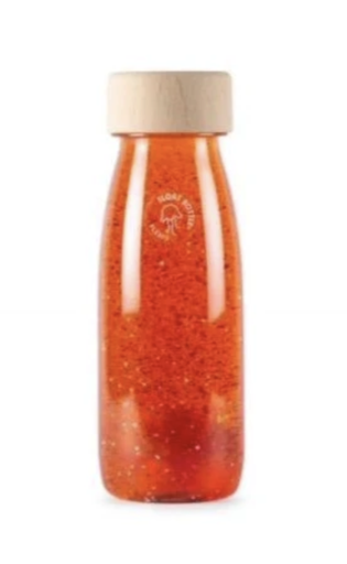 [8425402476369] Bouteille sensorielle - Petit Boum - "Float" Orange